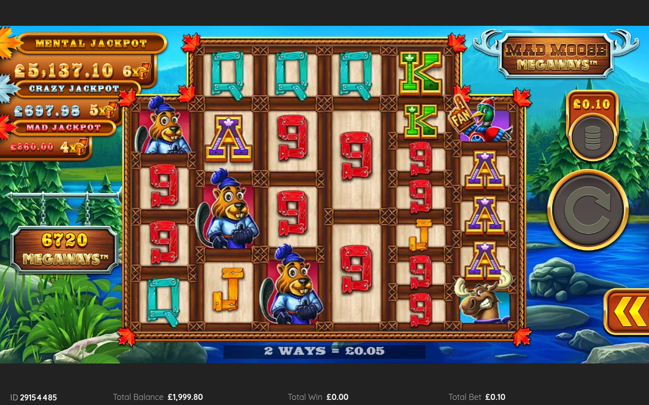 Mad Moose Megaways gameplay