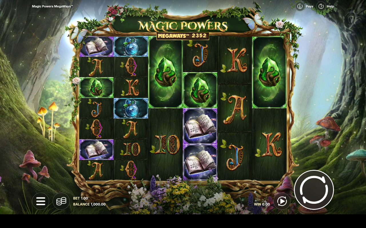 Magic Powers Megaways base game