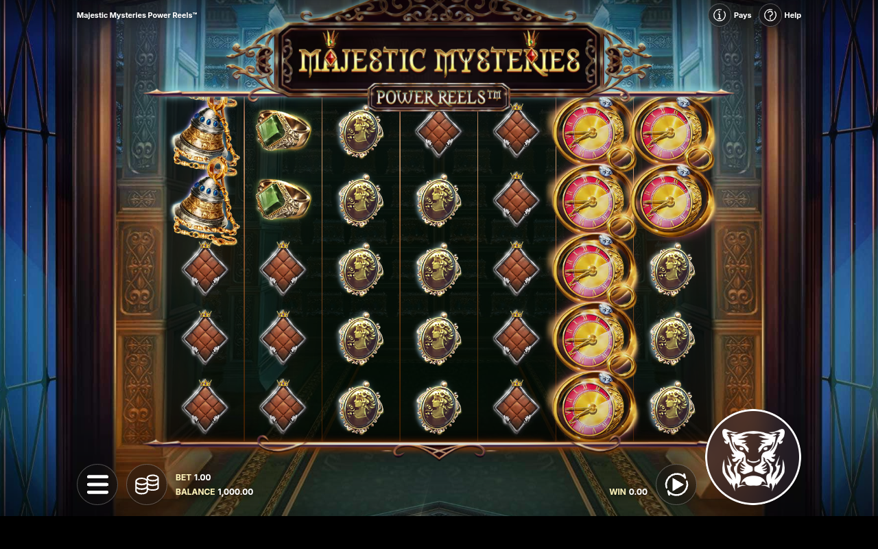 Majestic Mysteries Power Reels base game