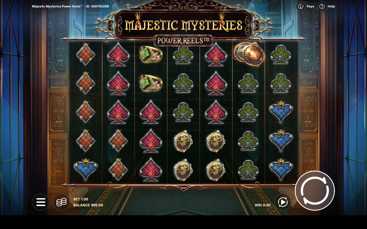 Majestic Mysteries Power Reels gameplay