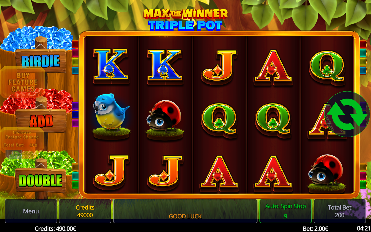 Max the Winner: Triple Pot gameplay