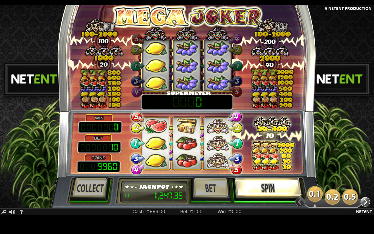 Mega Joker gameplay