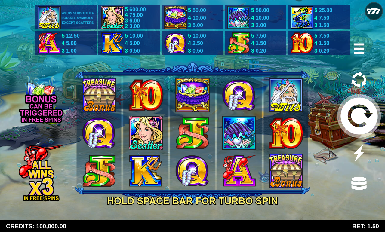 Mermaids Millions base game
