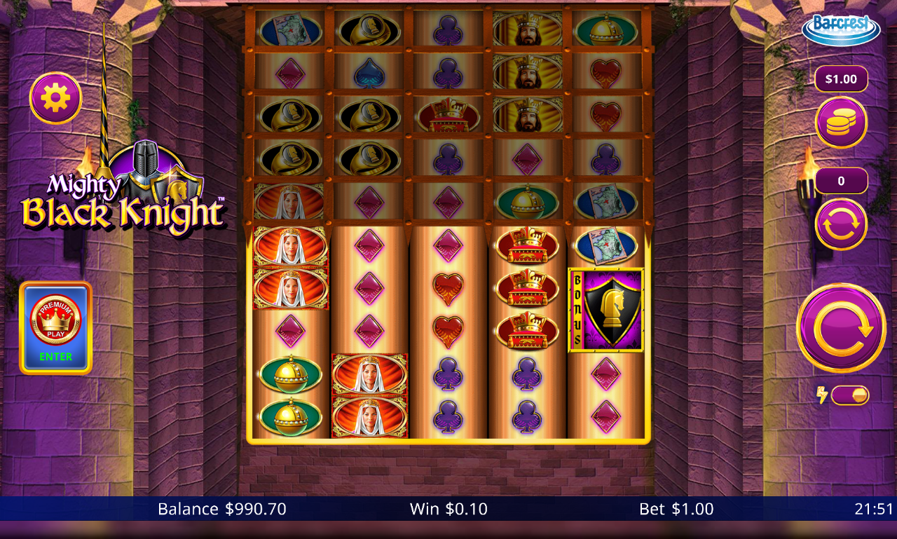 Mighty Black Knight gameplay