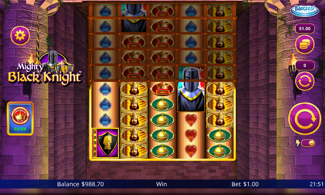 Mighty Black Knight gameplay