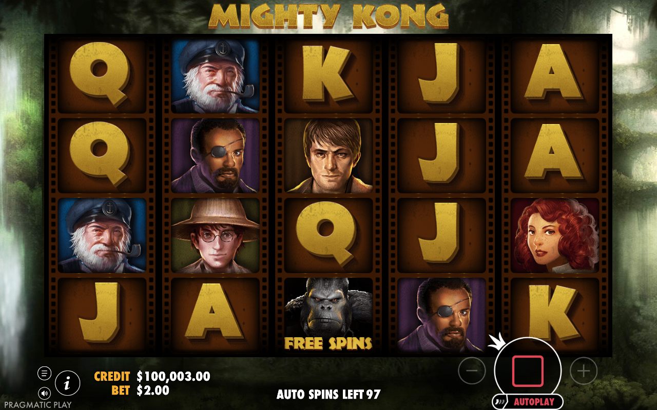Mighty Kong free spins gameplay