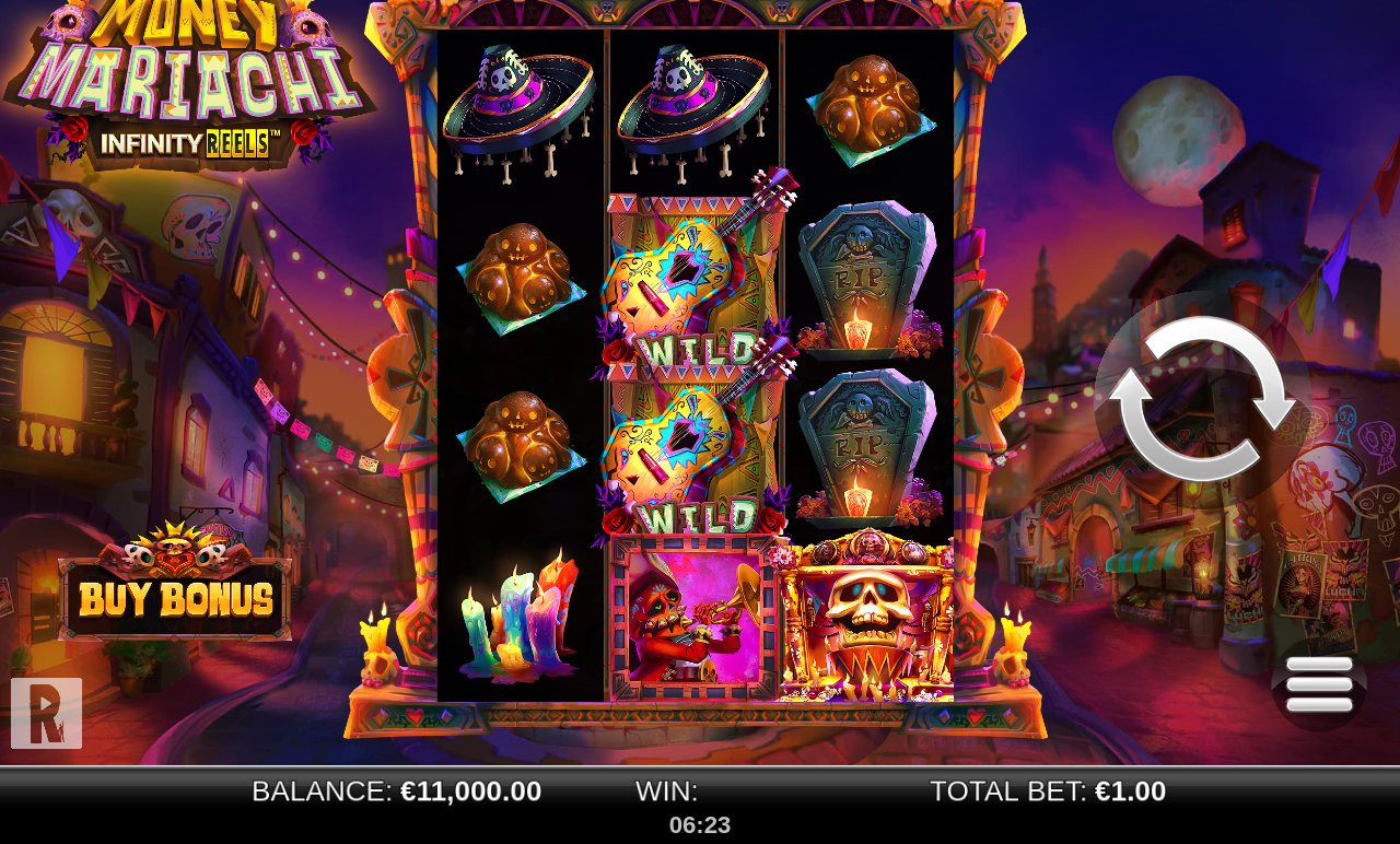 Money Mariachi Infinity Reels base game