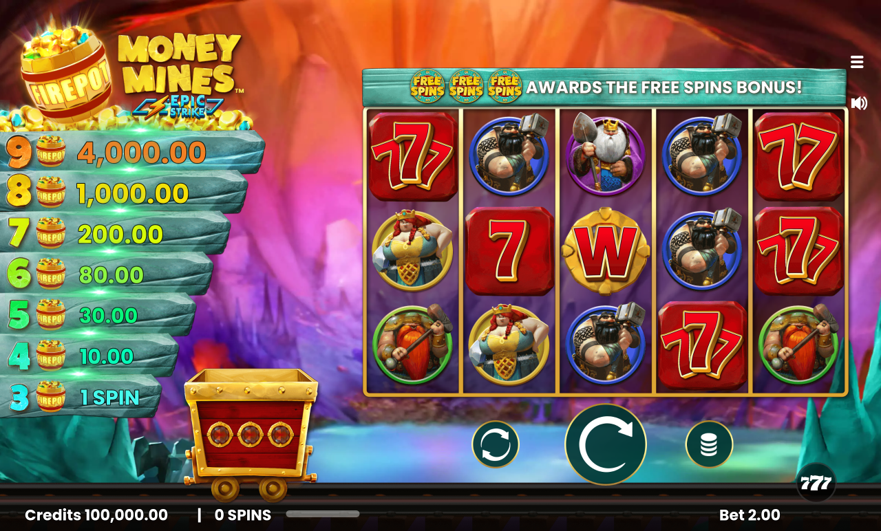 Money Mines base game