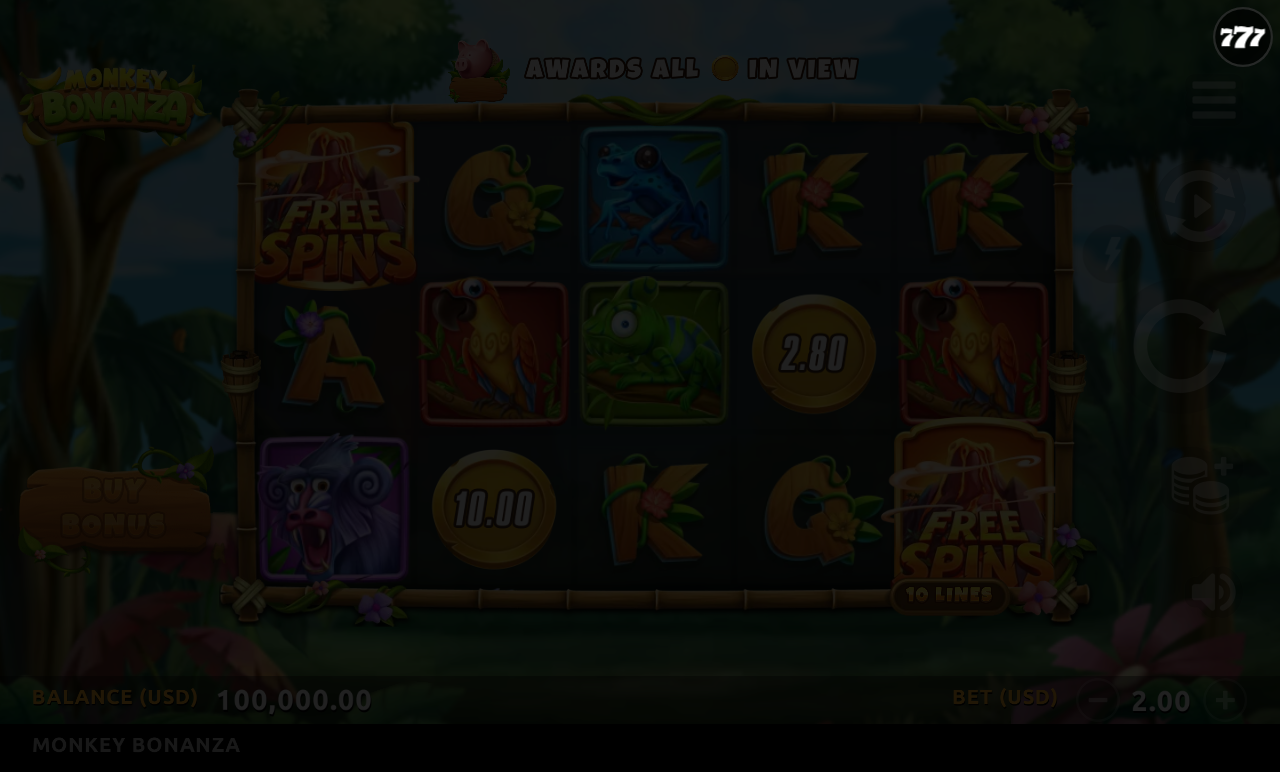 Monkey Bonanza base game