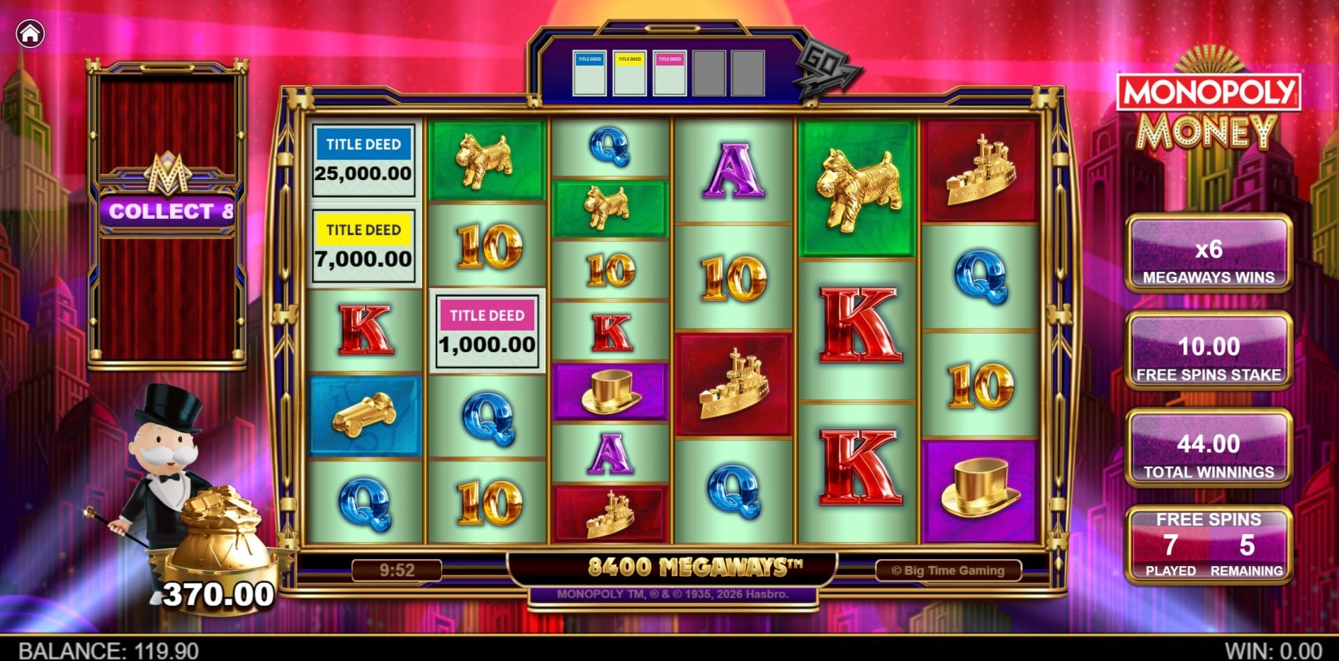 Monopoly Money Free Spins