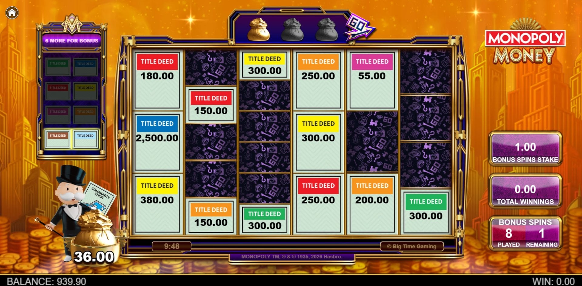Monopoly Money Monopoly Money Hold and Spin