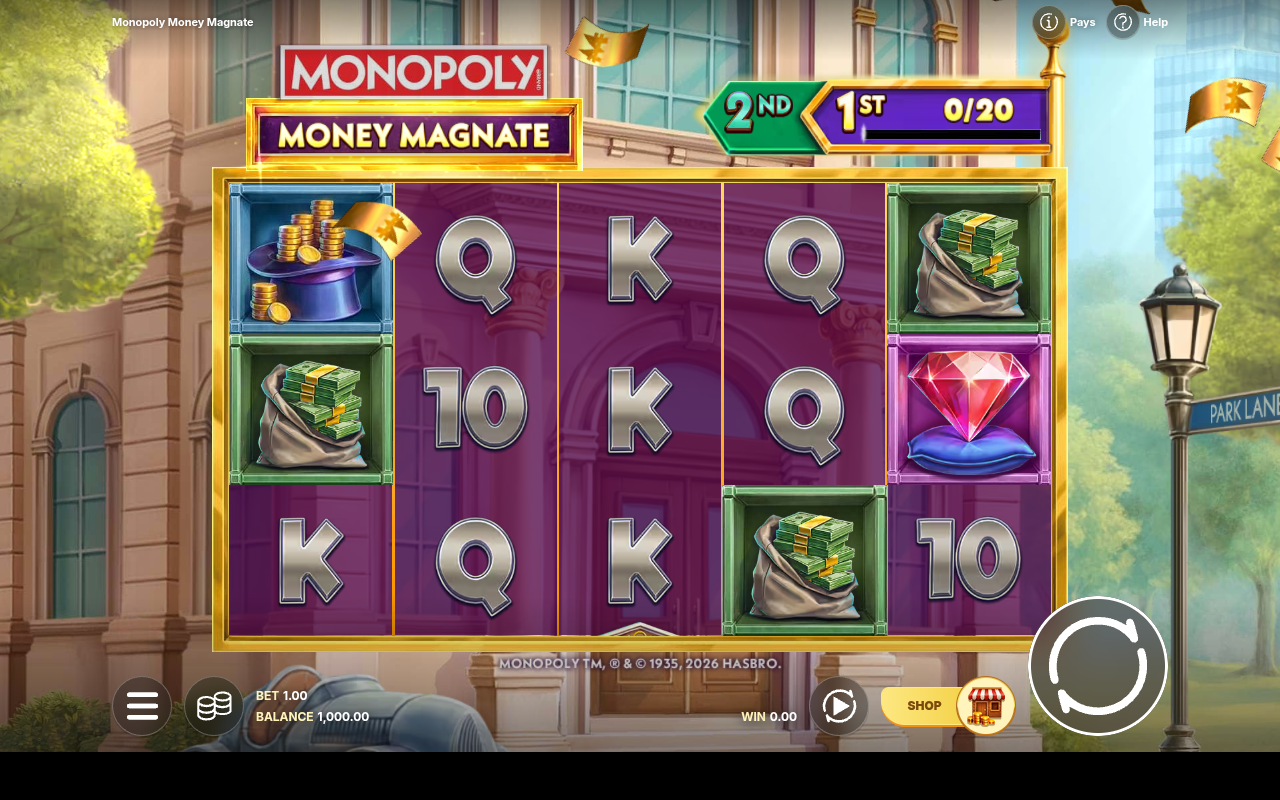 MONOPOLY Money Magnate base game