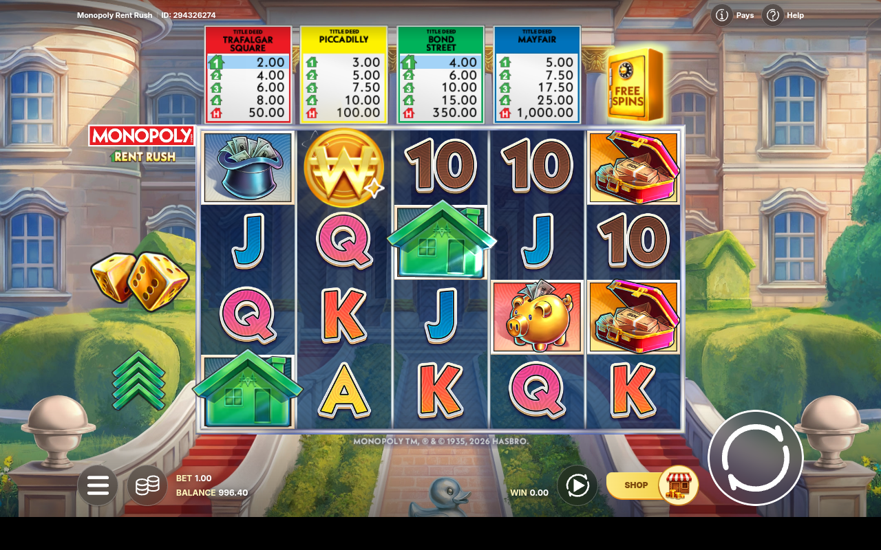 MONOPOLY Rent Rush gameplay