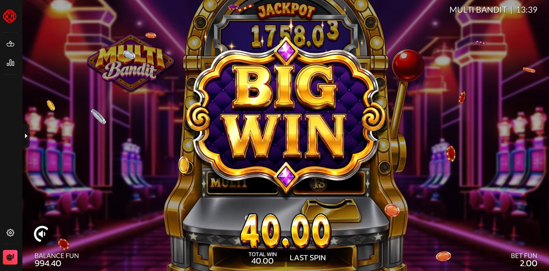 Multi Bandit big win
