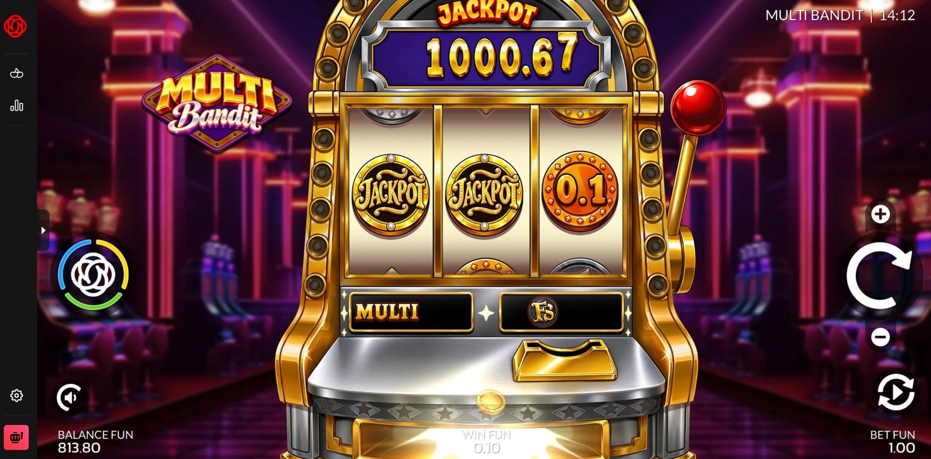 Multi Bandit - Jackpot Near Miss