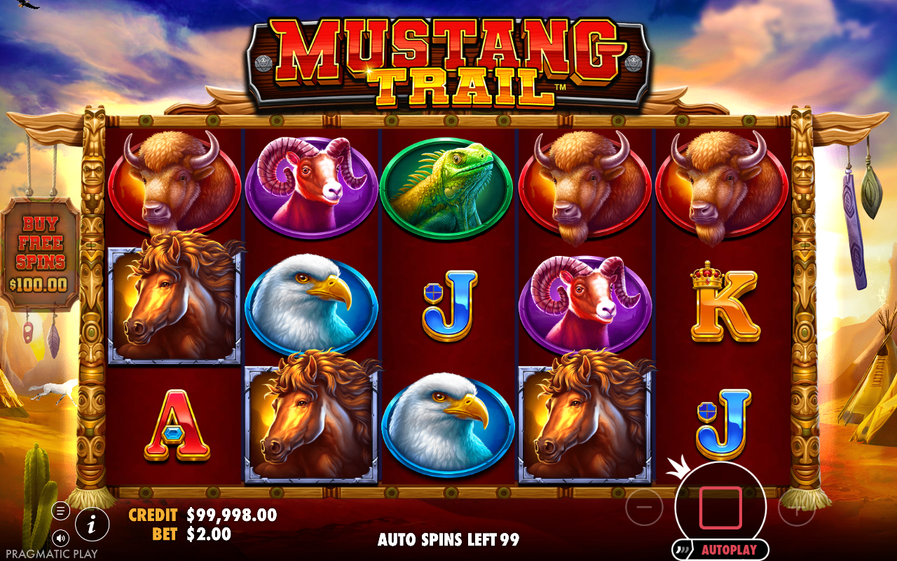 Mustang Trail gameplay
