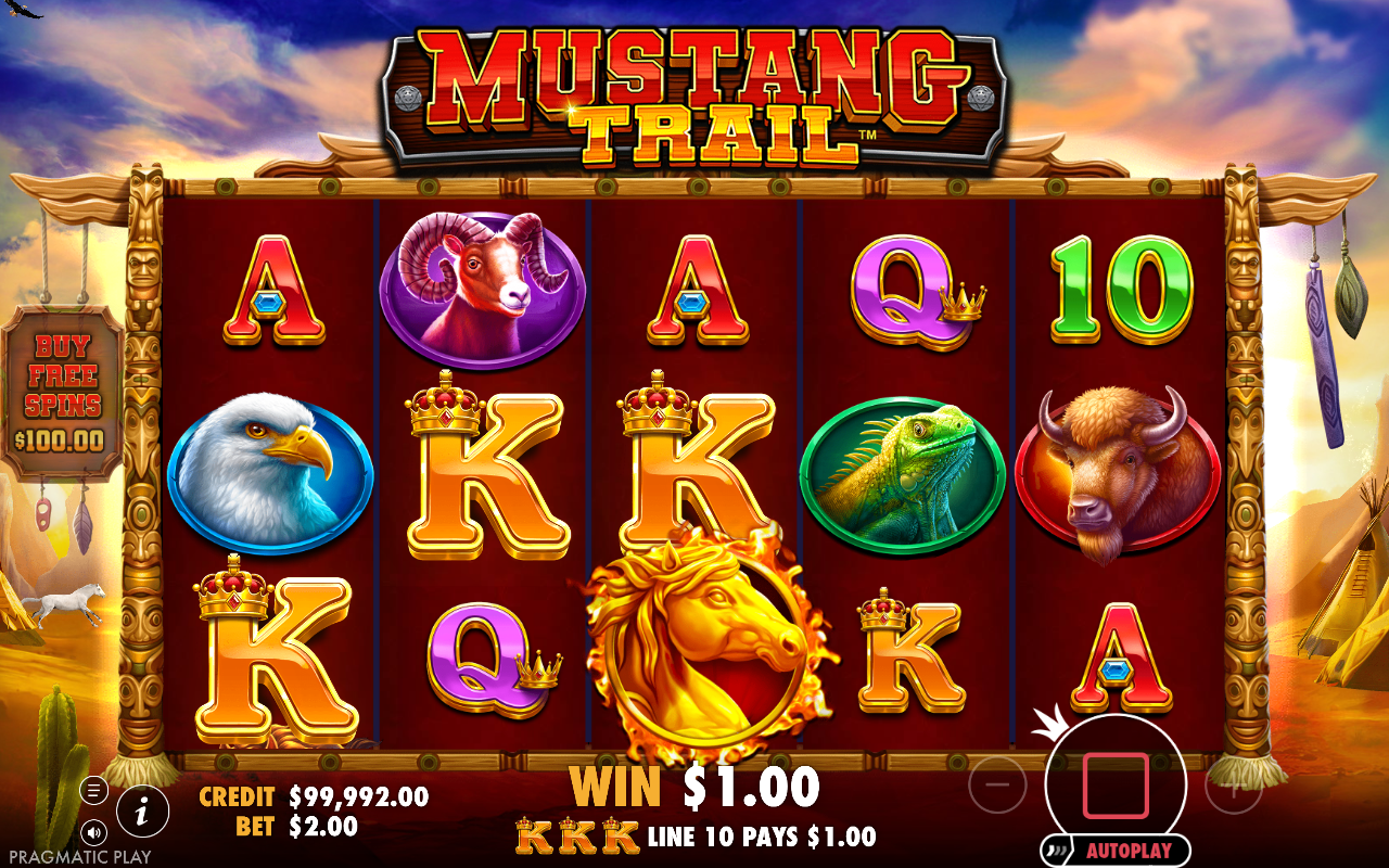 Mustang Trail gameplay