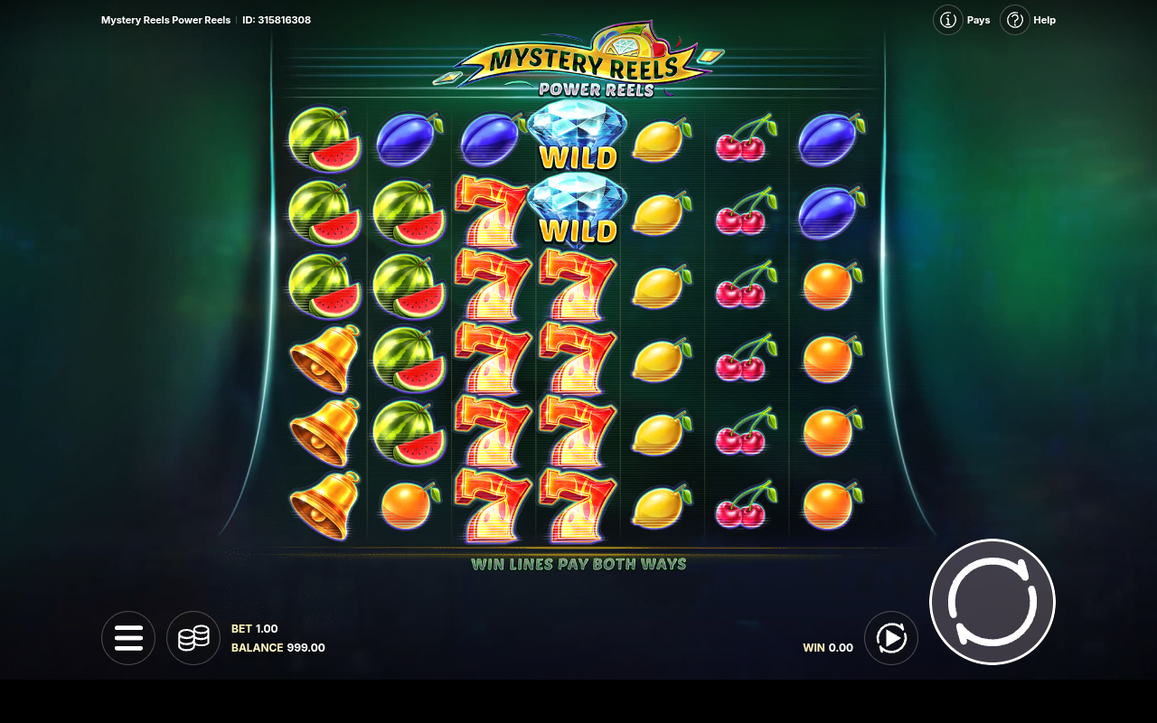Mystery Reels Power Reels base game