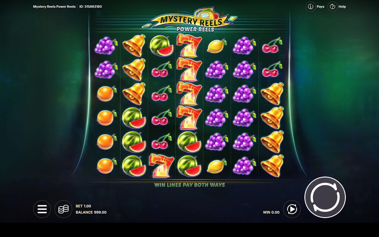 Mystery Reels Power Reels gameplay