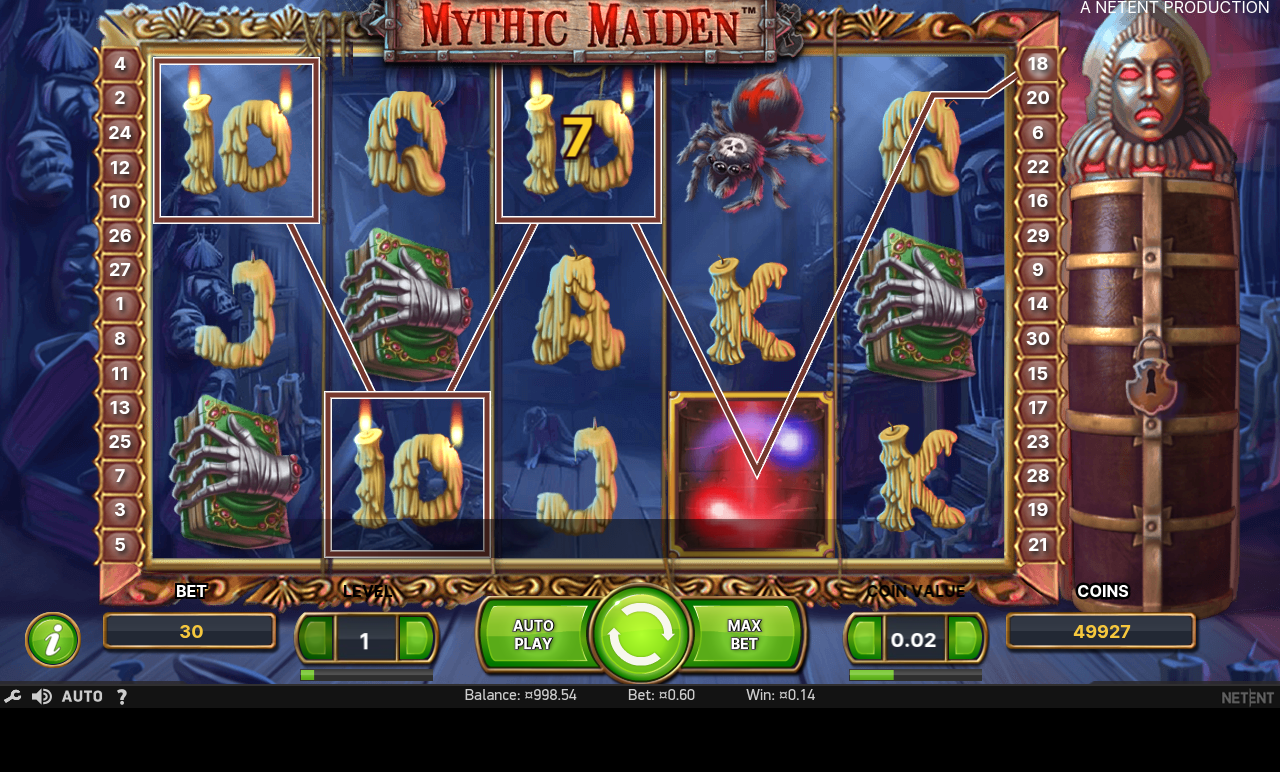Mythic Maiden gameplay