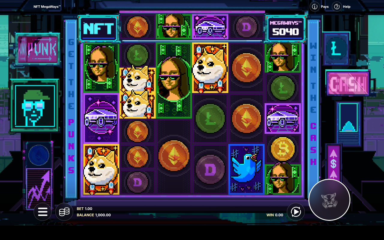 NFT Megaways base game