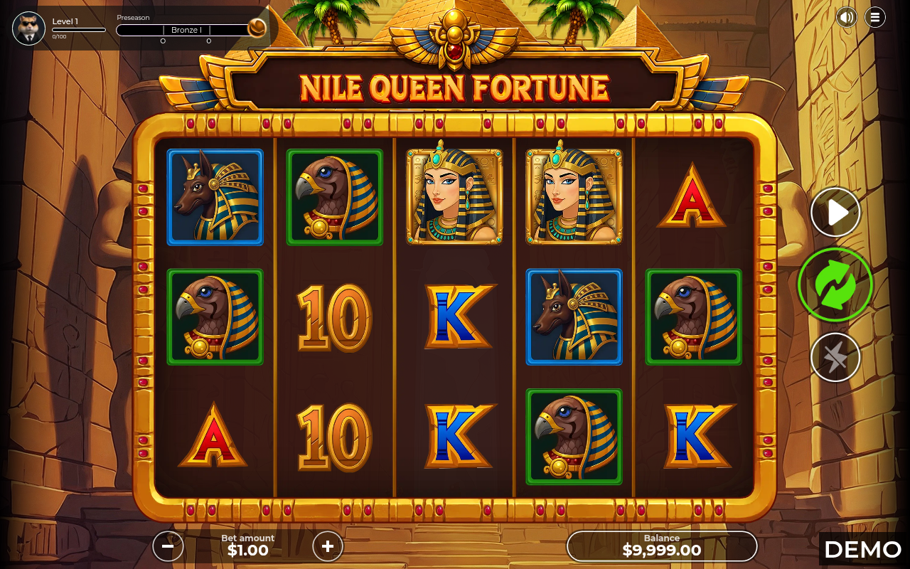 Nile Queen Fortune gameplay
