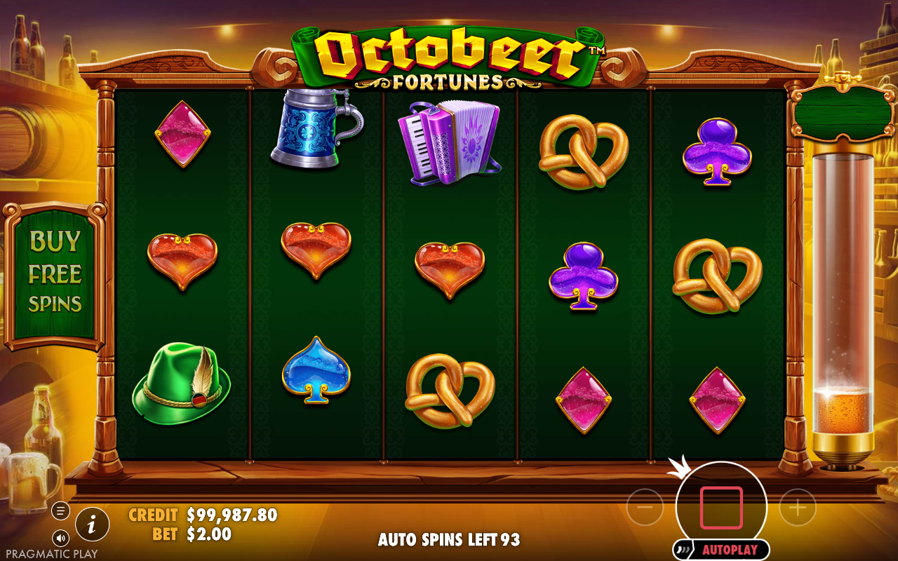 Octobeer Fortunes gameplay
