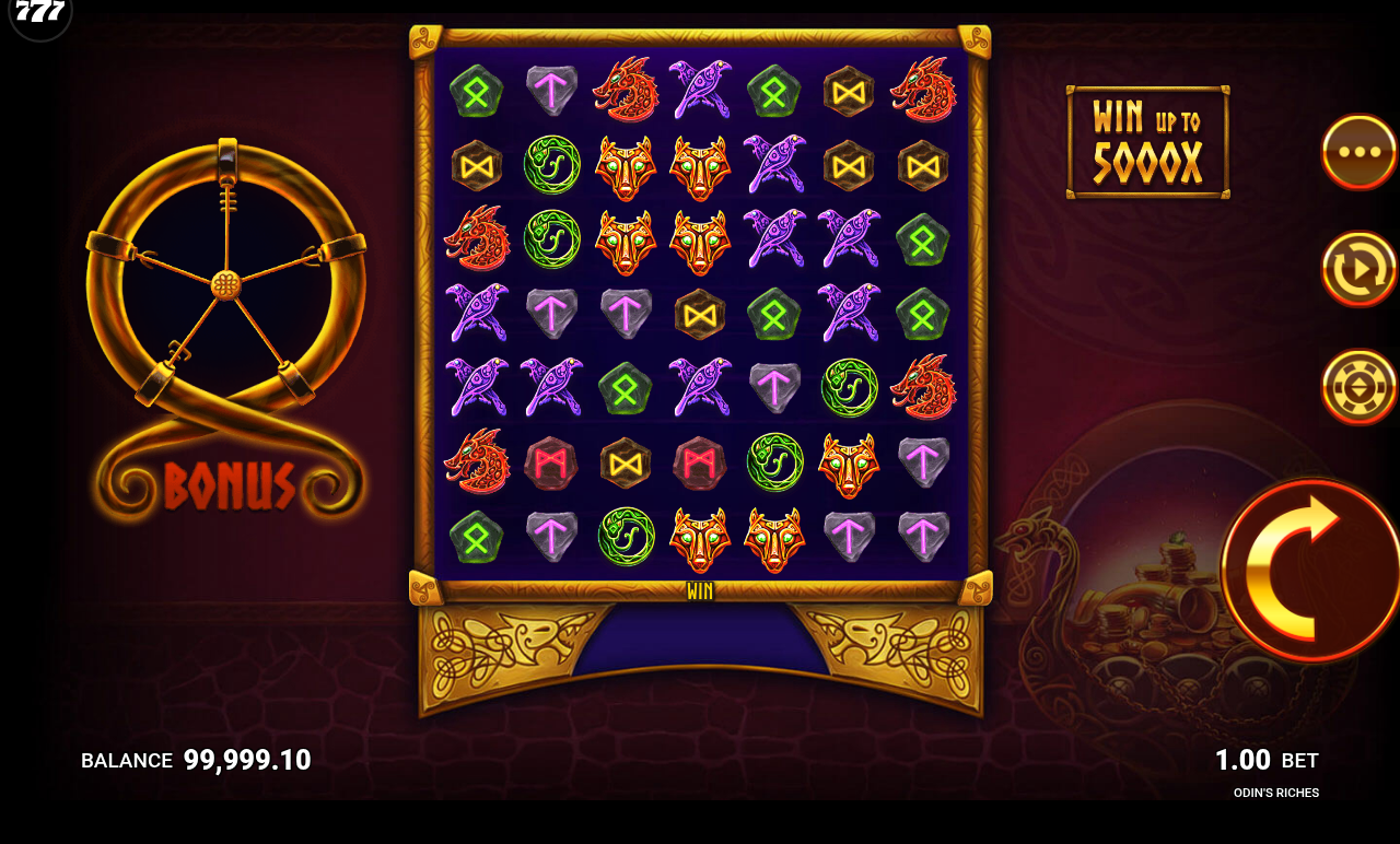 Odin's Riches gameplay