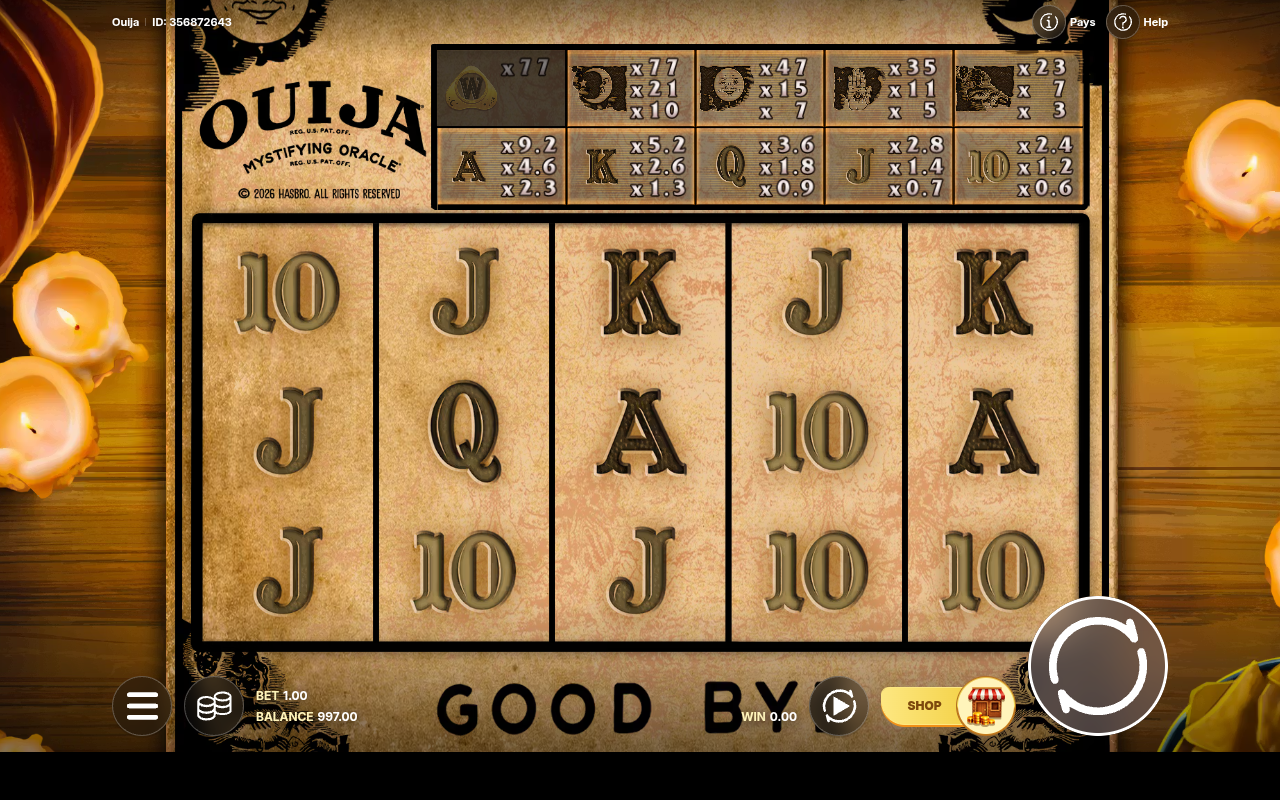 Ouija gameplay