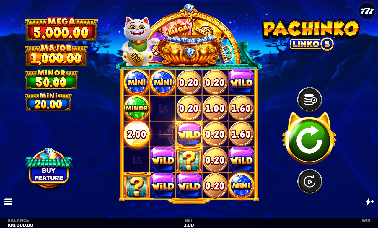 Pachinko Linko 5 base game