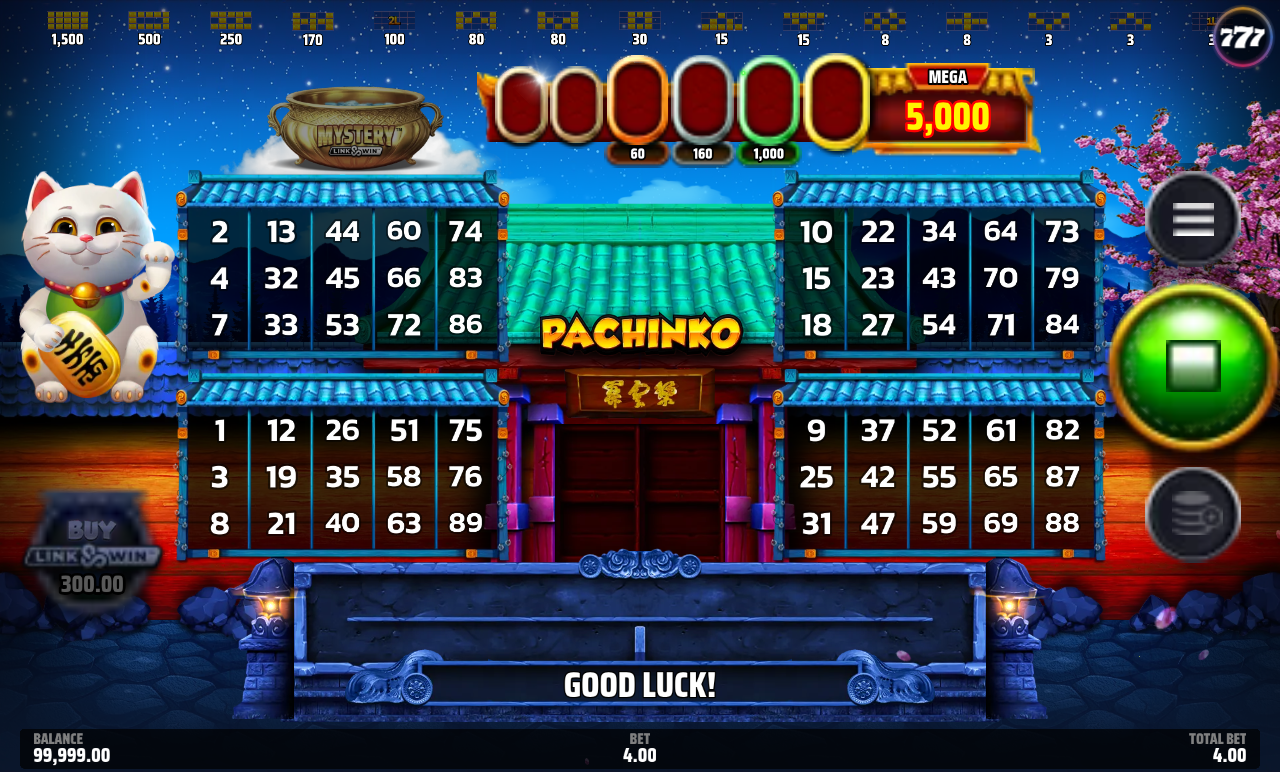 Pachinko Mystery Link&Win base game