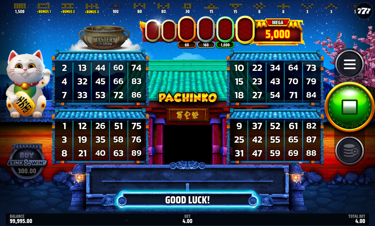 Pachinko Mystery Link&Win gameplay