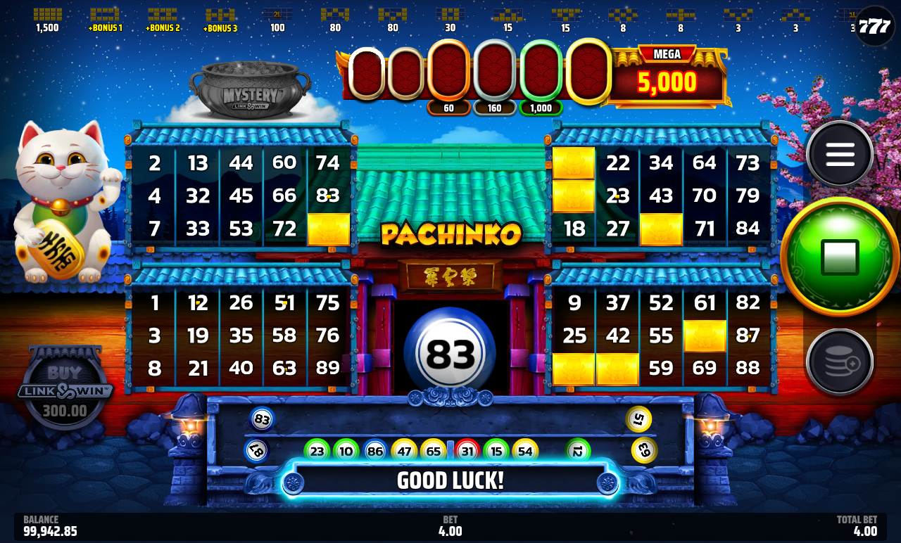 Pachinko Mystery Link&Win gameplay