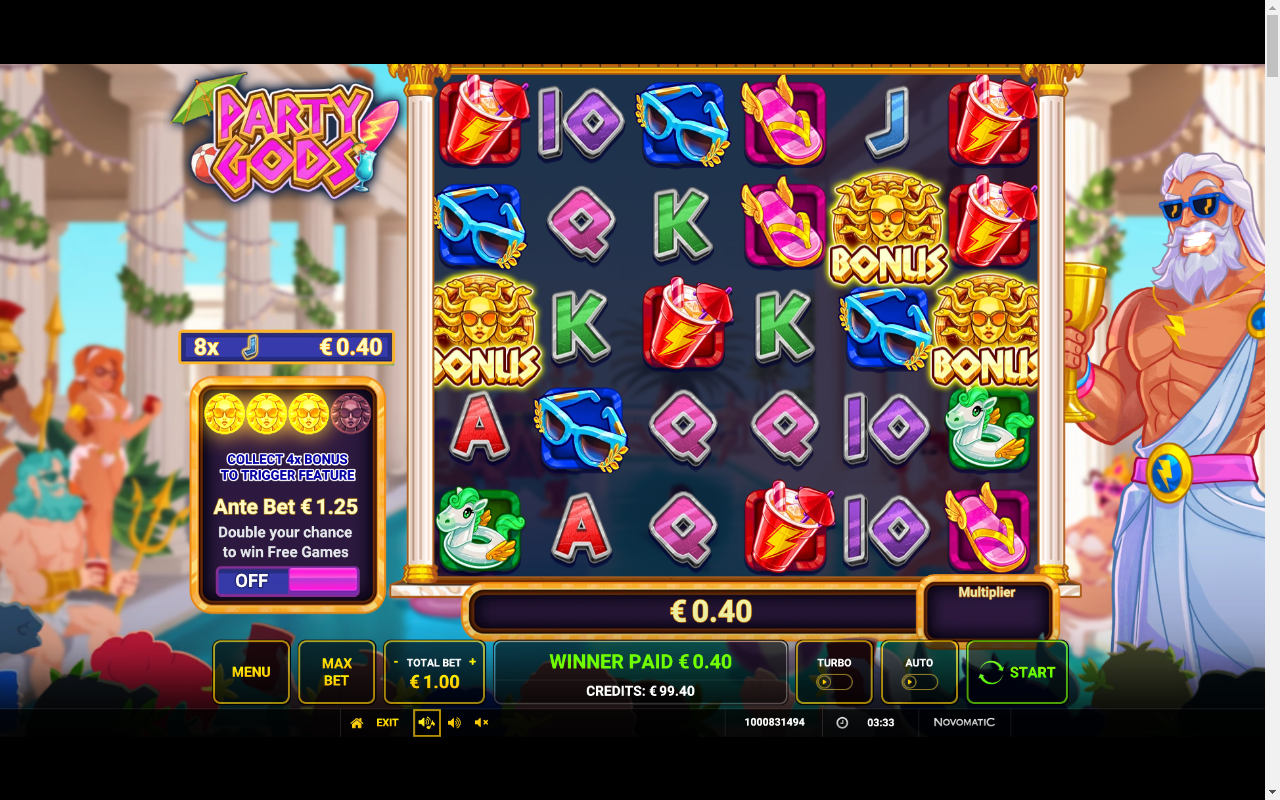 Party Gods gameplay