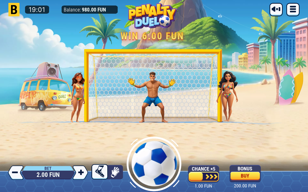 Penalty Duel Buy Bonus gameplay