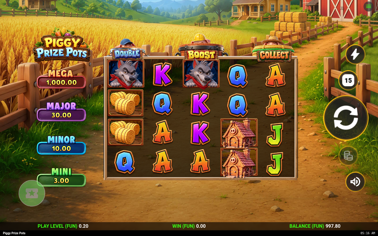 Piggy Prize Pots coin symbols in play