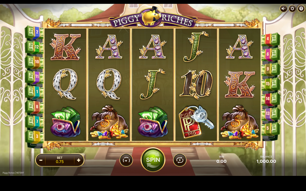 Piggy Riches base game
