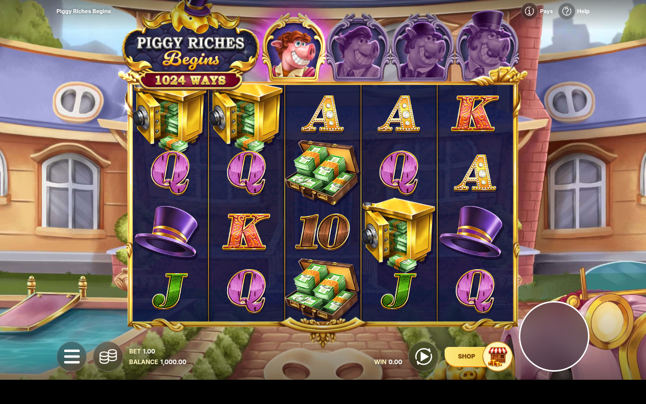 Piggy Riches Begins base game