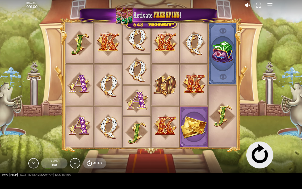 Piggy Riches Megaways gameplay