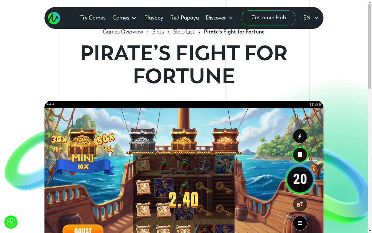 Pirate’s Fight for Fortune gameplay
