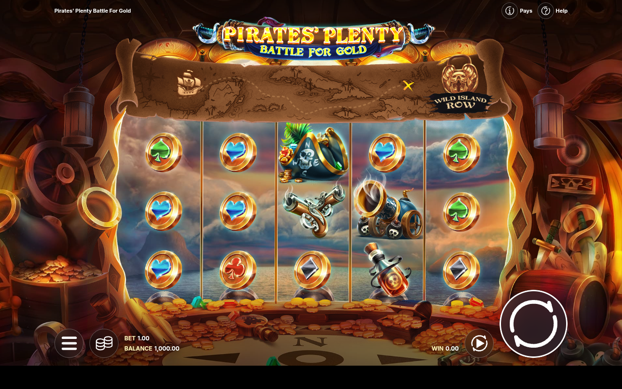 Pirates Plenty Battle for Gold base game