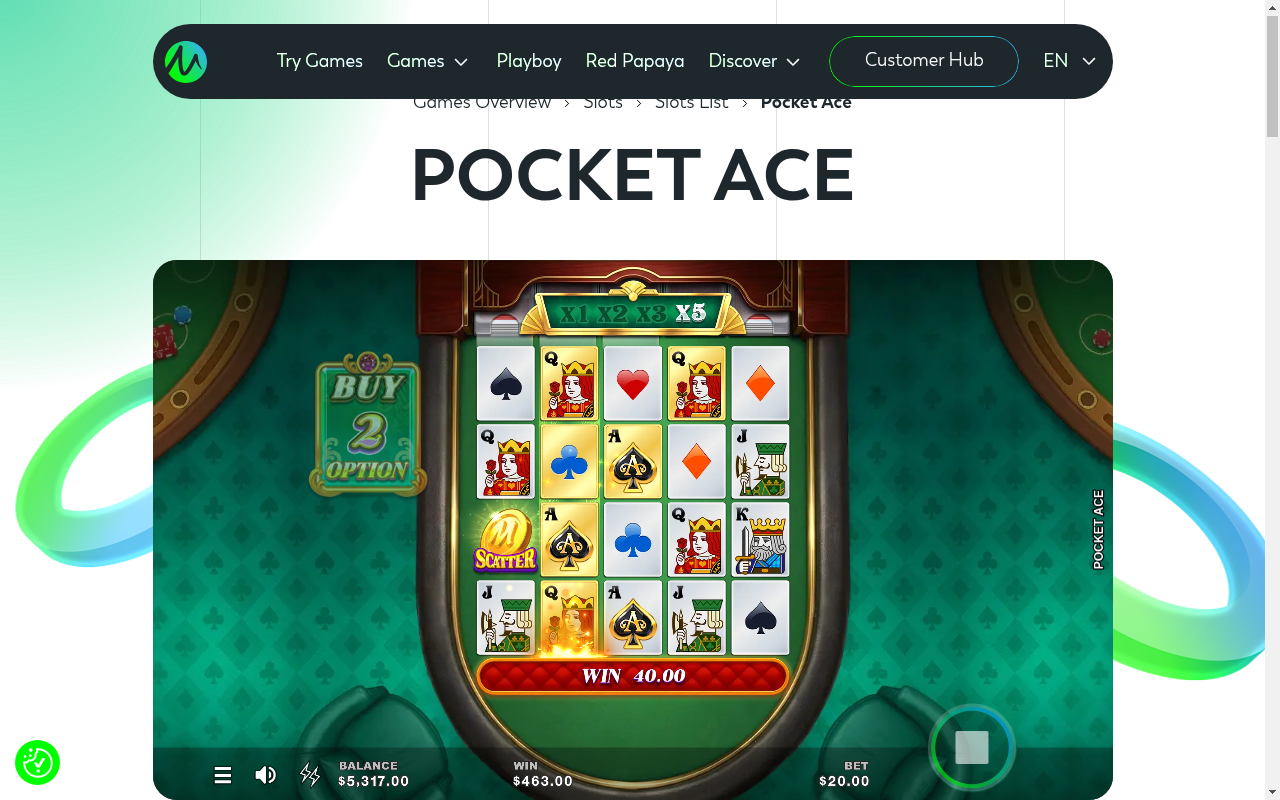 Pocket Ace gameplay