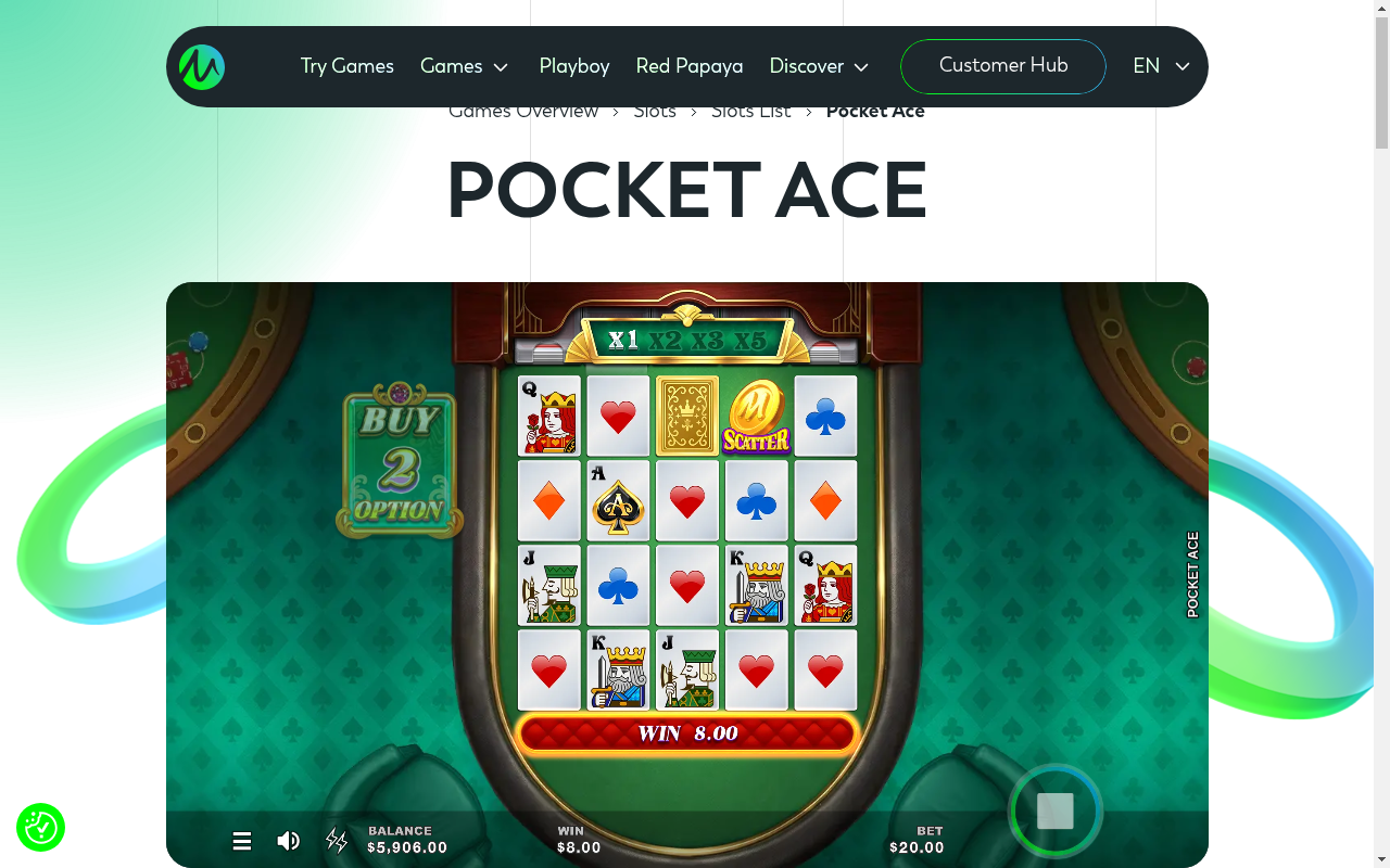 Pocket Ace gameplay