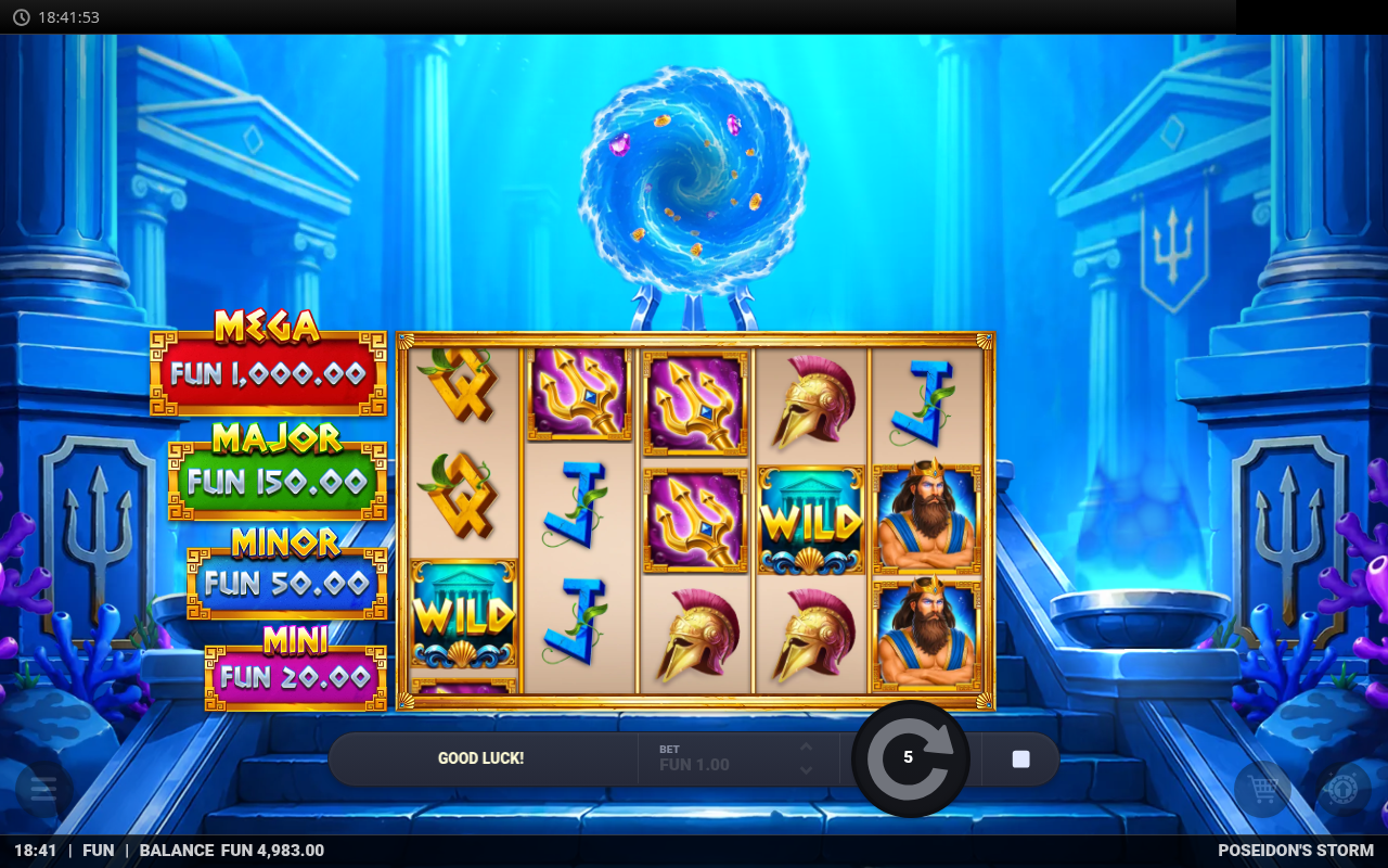 Poseidon's Storm gameplay