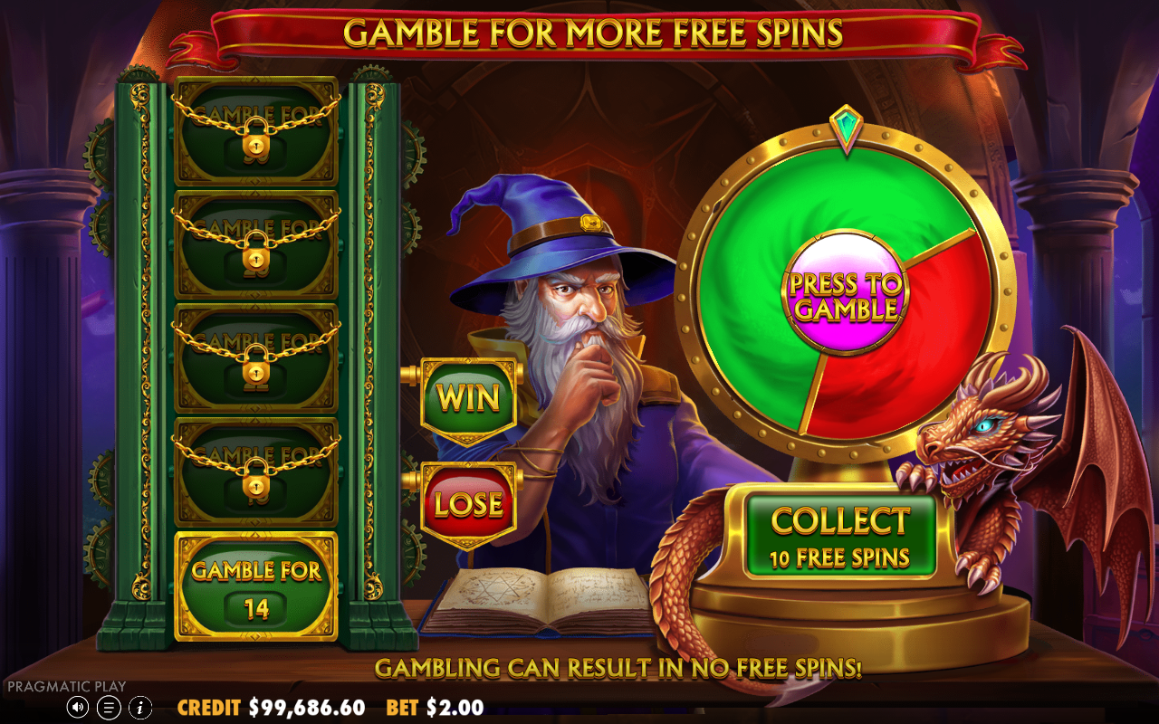 Power of Merlin Megaways bonus round
