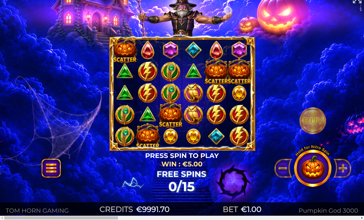 Pumpkin God 3000 gameplay