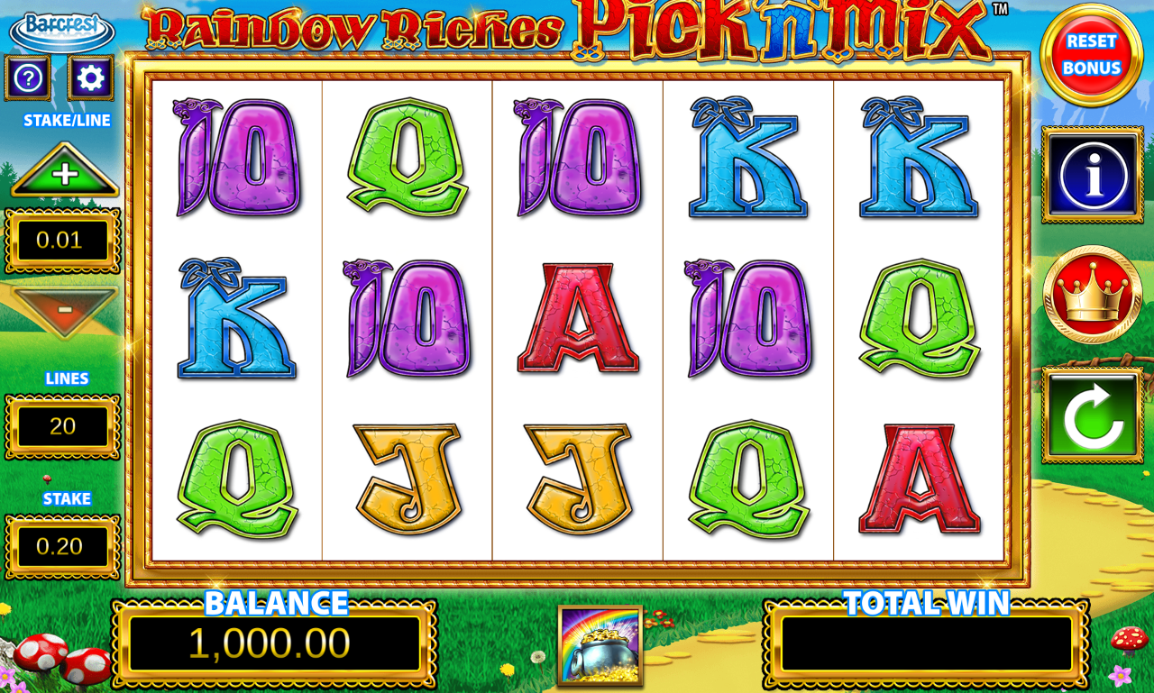 Rainbow Riches Pick 'n' Mix base game