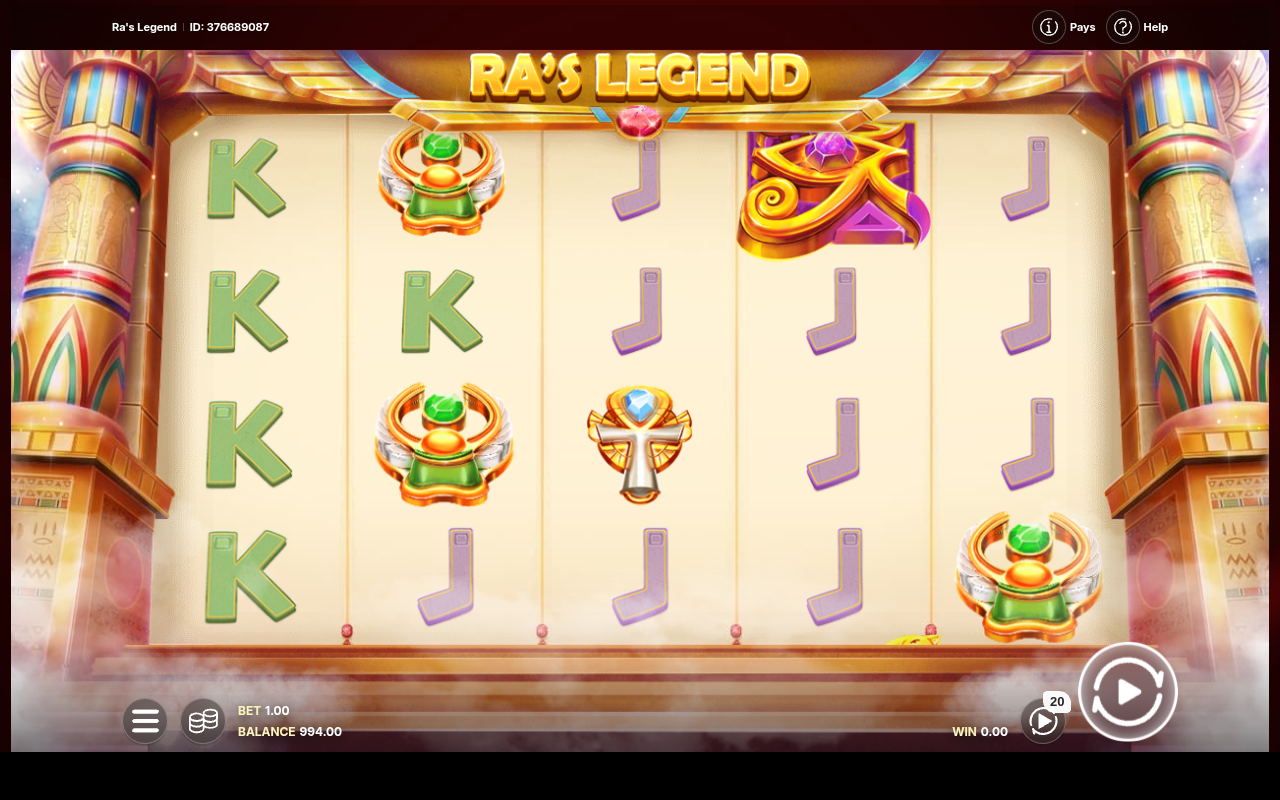Ra's Legend gameplay