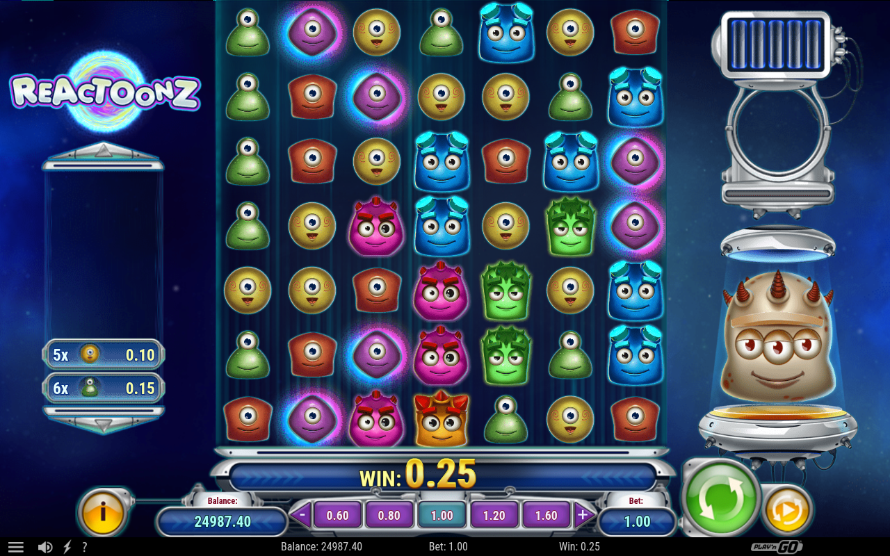 Reactoonz gameplay