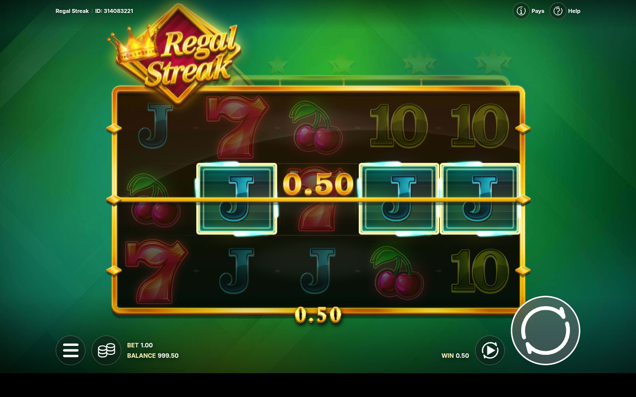 Regal Streak gameplay